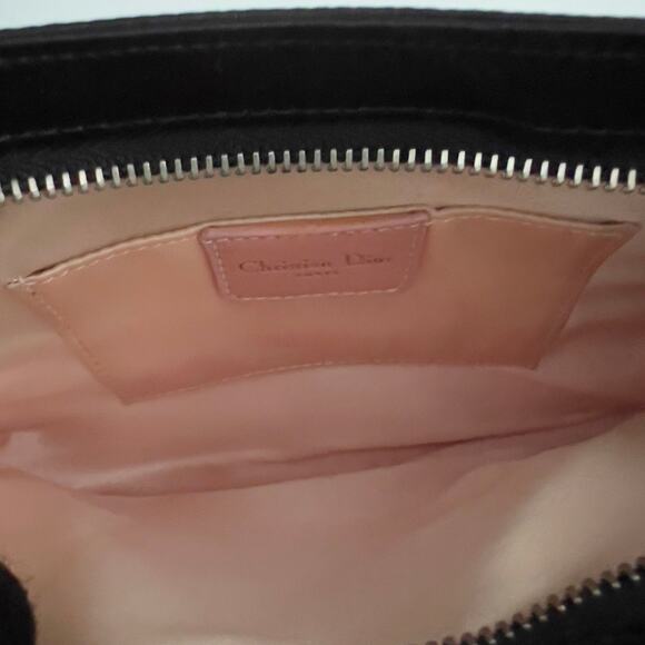 Vintage Dior Mini Black Satin Ballet bag - Picture 6 of 7